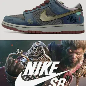 Nike Dunk Low Black Myth Wukong Cloud Dragon Sneakers