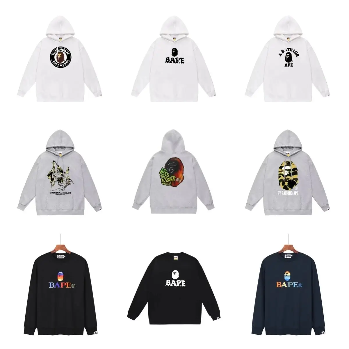 Bape Hoodies (37 Styles)