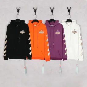 Off-White Diagonal Stripe Hoodie (4 Styles)