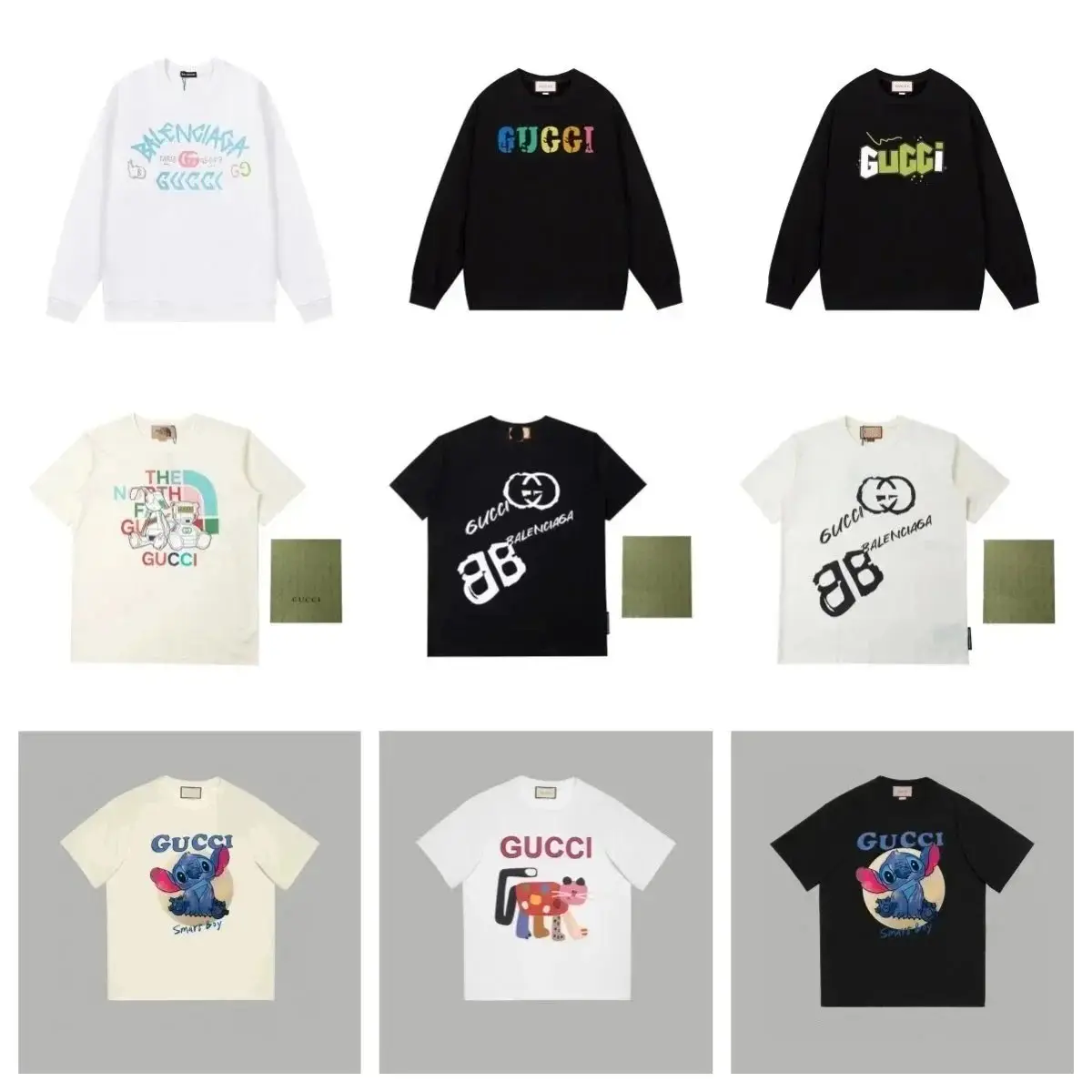 Gucci T-Shirt/Hoodie Collection (40 Styles)