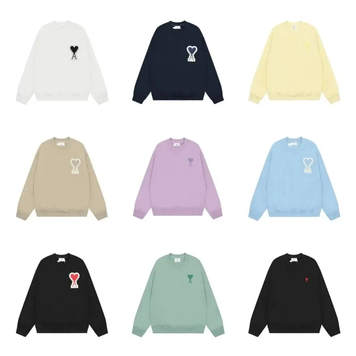Ami Paris Heart Sweatshirt [32 styles]