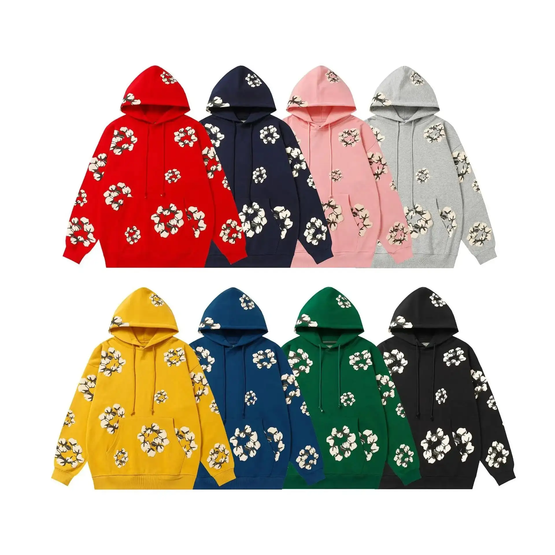 DENIM TEARS Floral Print Hoodie [35 styles]