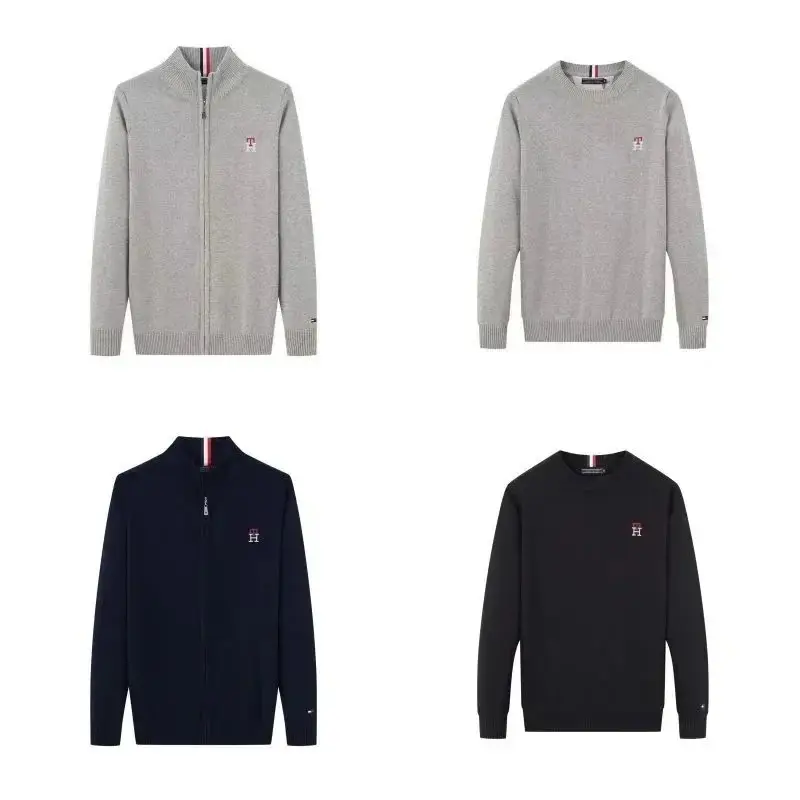 Tommy Hilfiger Essential Knit Sweater Zip-Up & Crewneck