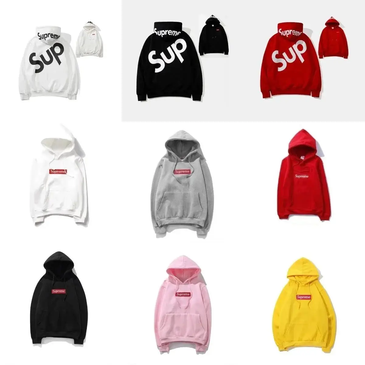 Supreme Box Hoodie [Multiple Colors & Styles]