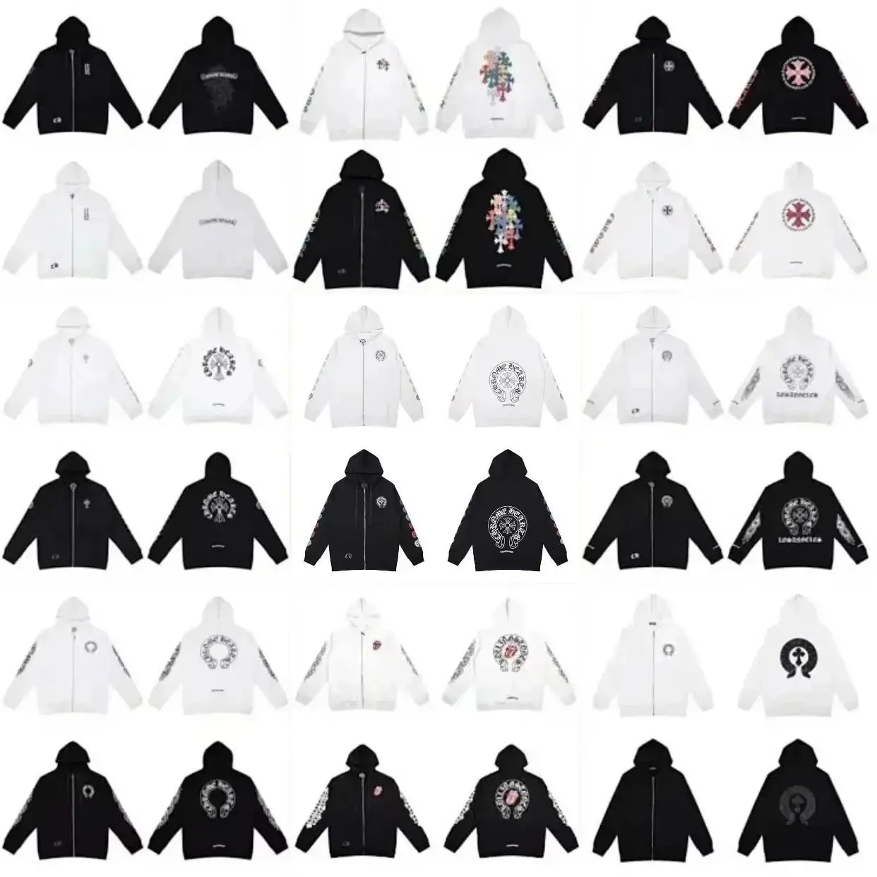 Chrome Hearts Zip-Up Hoodie