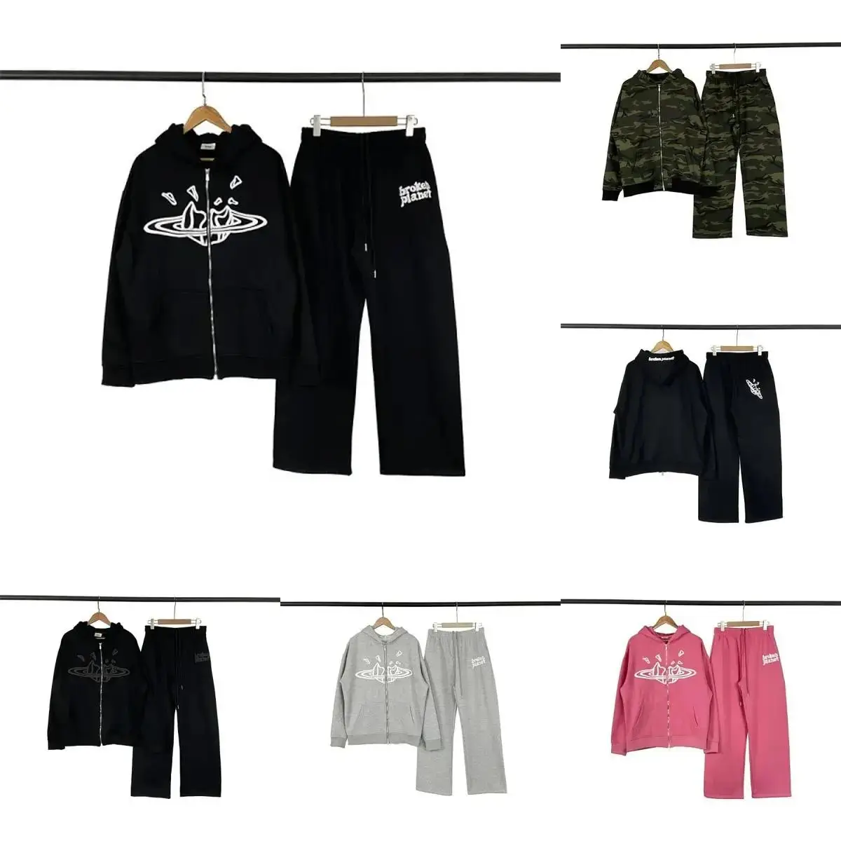 Broken Planet Hoodie & Sweatpants Set
