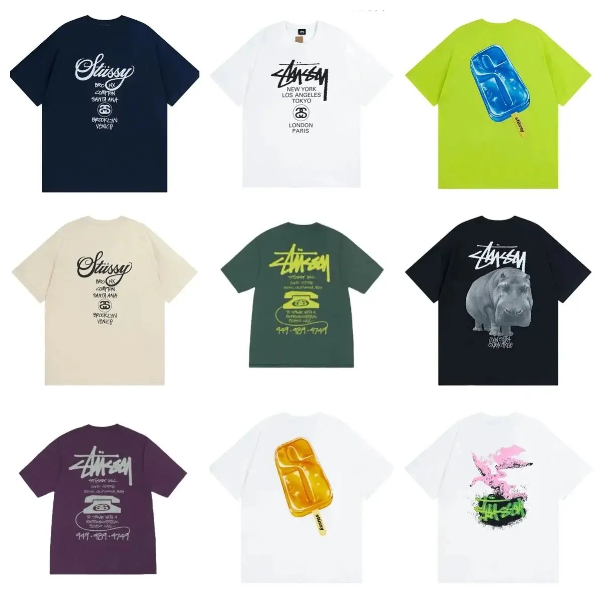 Stussy Graphic T-Shirt [40 styles]