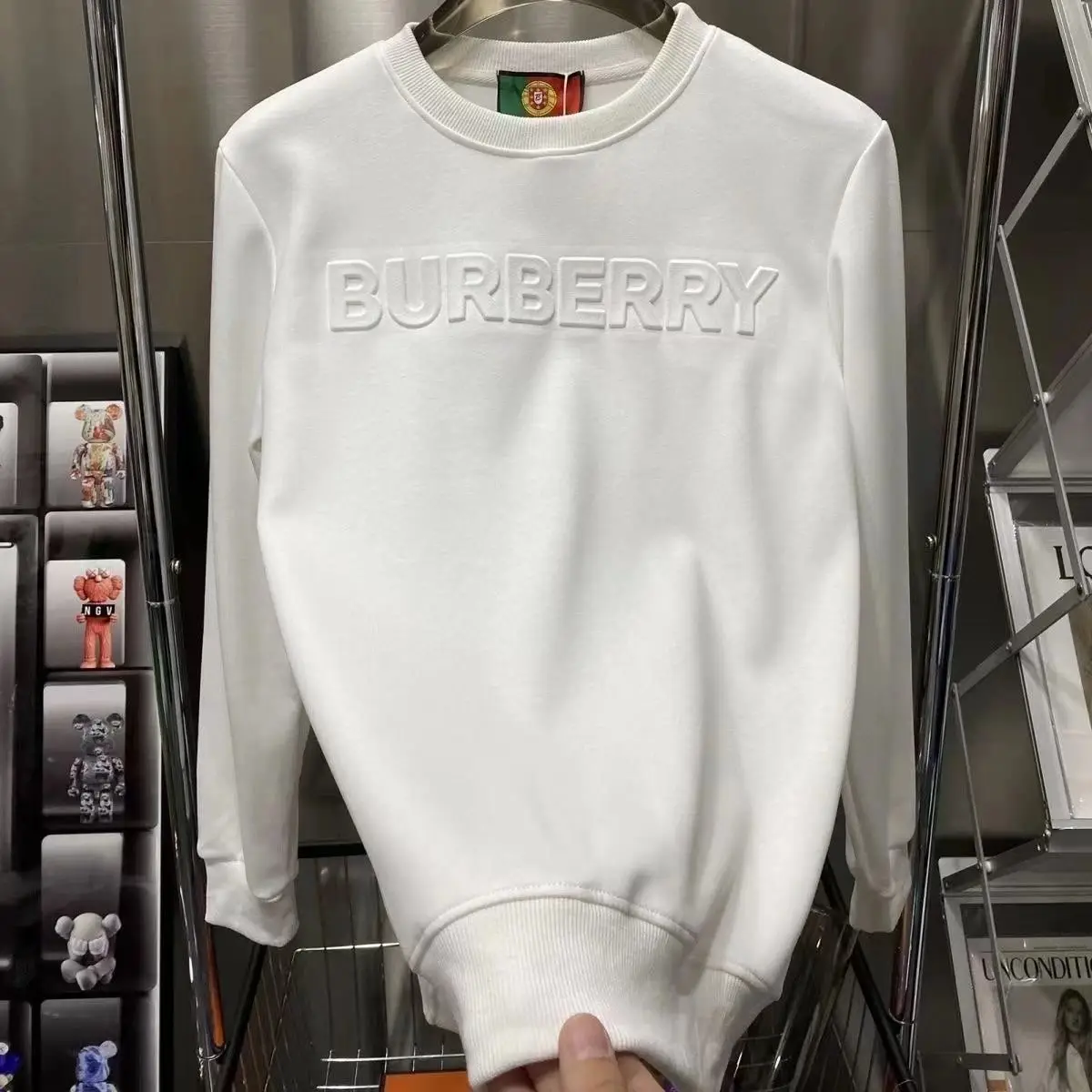 Burberry Embossed Sweatshirt