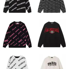 Balenciaga Logo Print Sweater [26 styles]