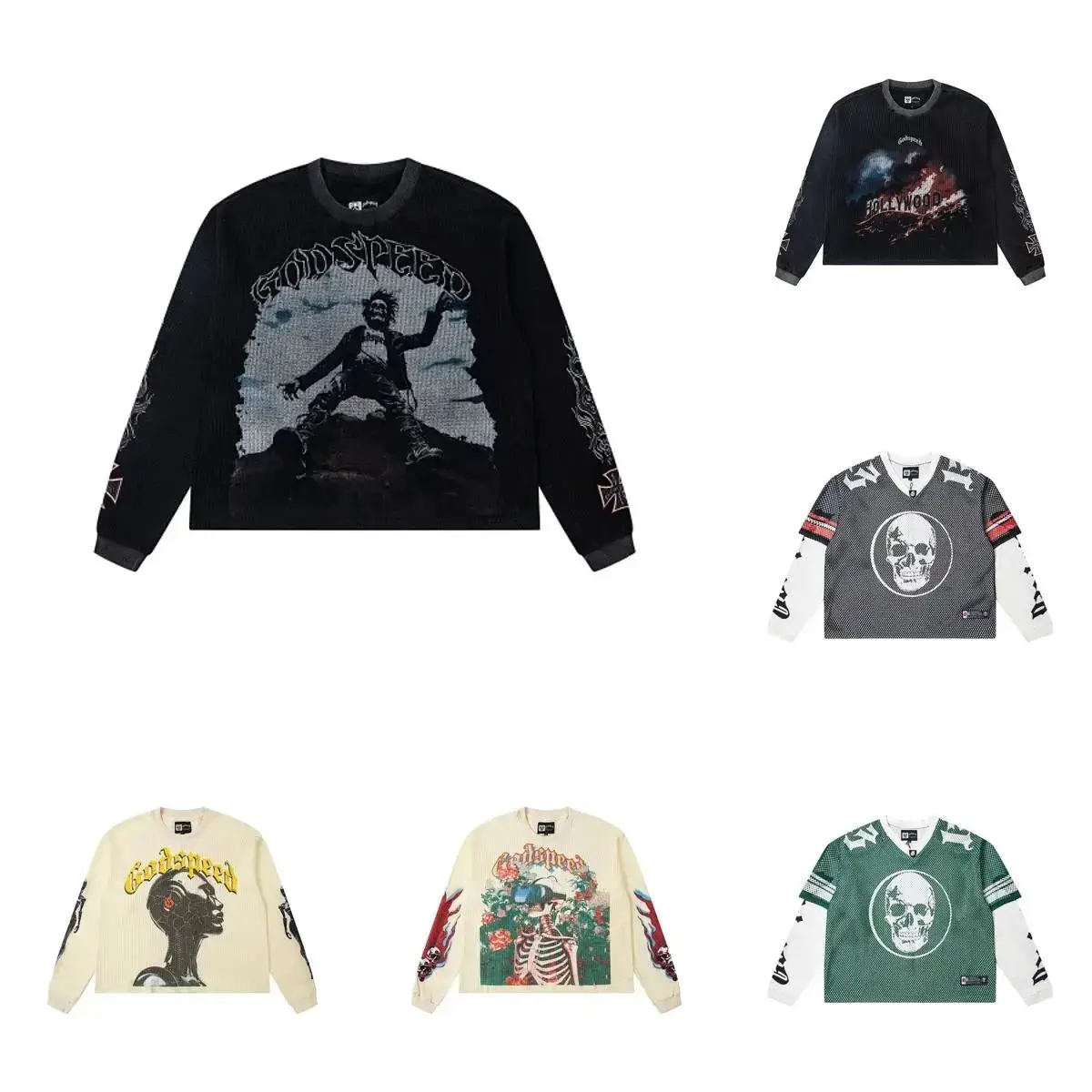 Godspeed Long Sleeve Sweaters [23 styles]
