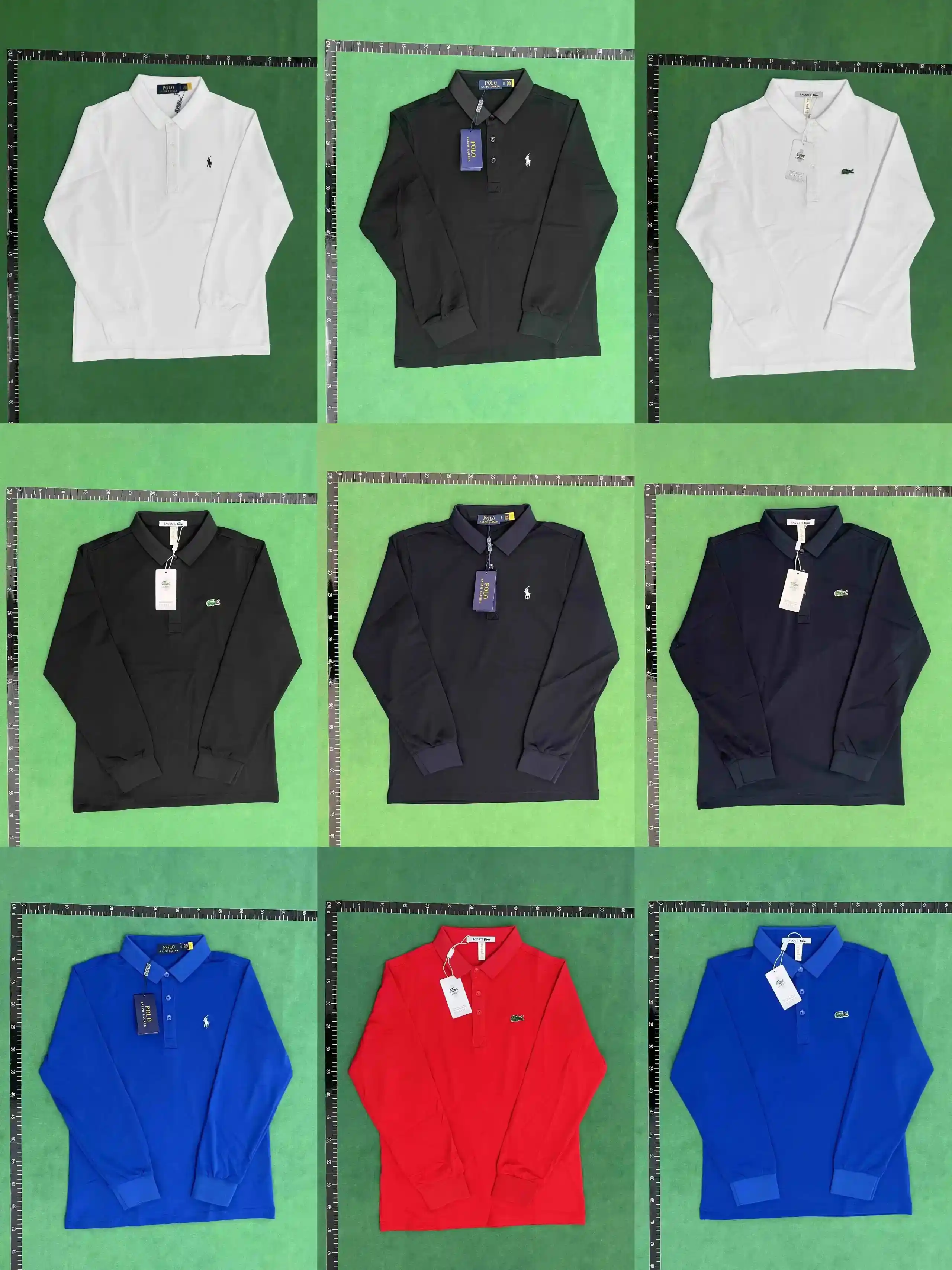Ralph Lauren Polo / Lacoste Polo Long Sleeve Shirts