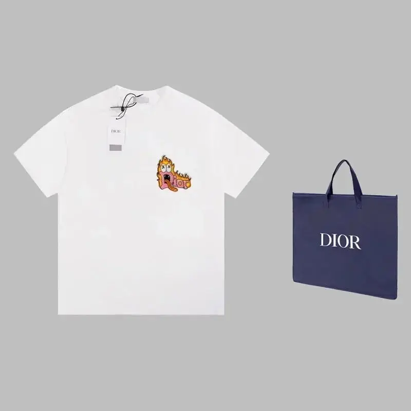 Dior White Graphic T-Shirt