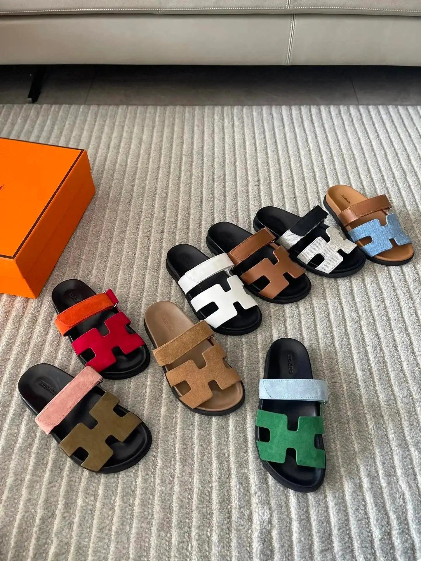 Hermes Oran Slide Sandals