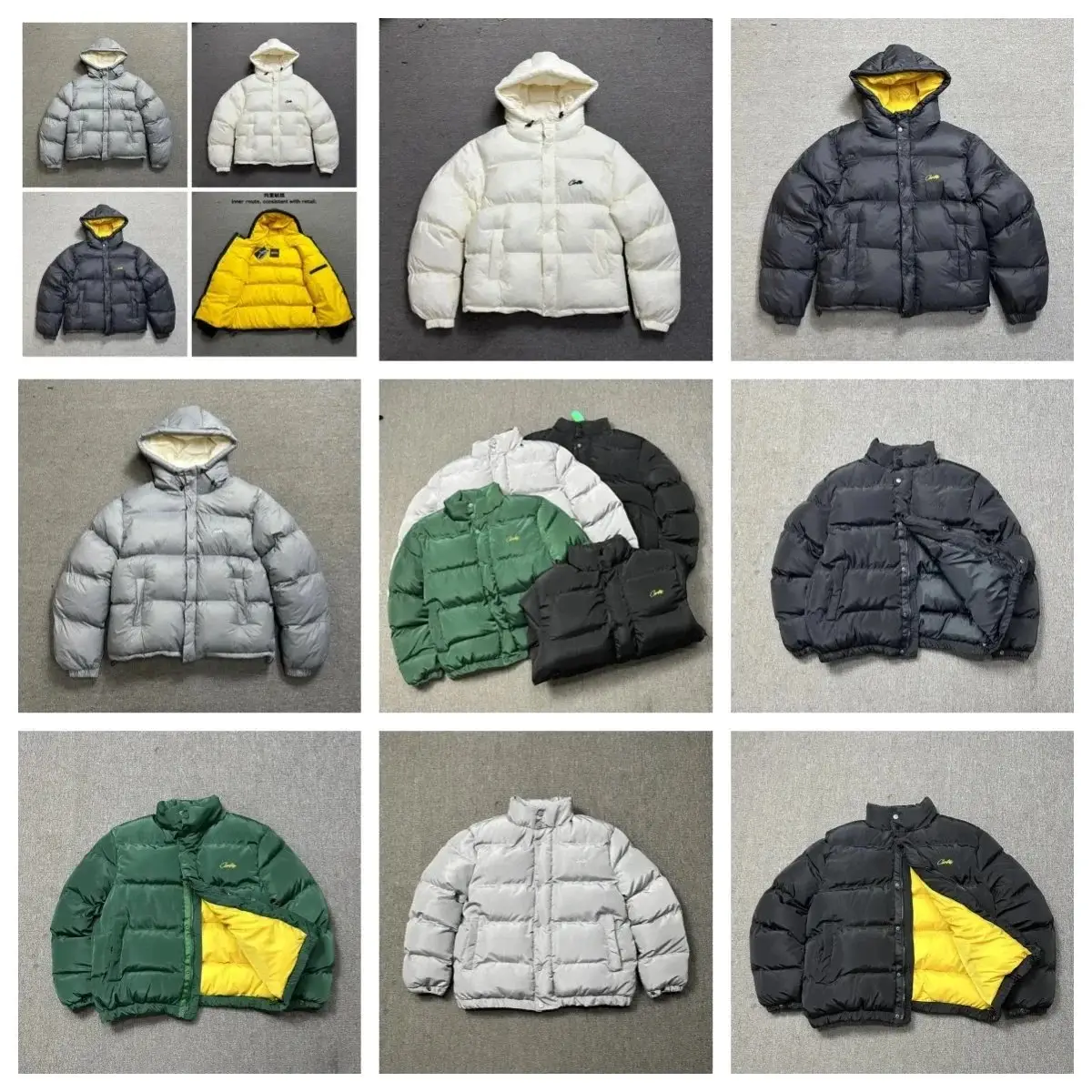 Corteiz Hooded Puffer Down Jacket [7 styles]