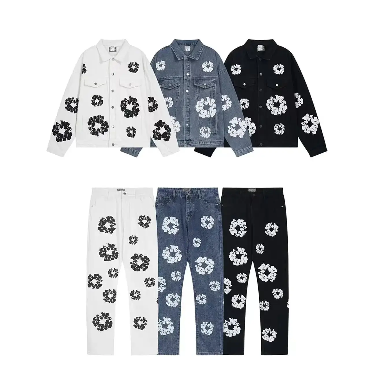 Stone Island Scrunchie Print Jacket and Pants Set