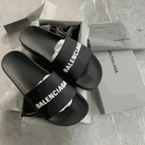 Balenciaga Logo Slide Sandals [15 styles]