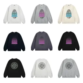Stone Island Compass Sweatshirt - White