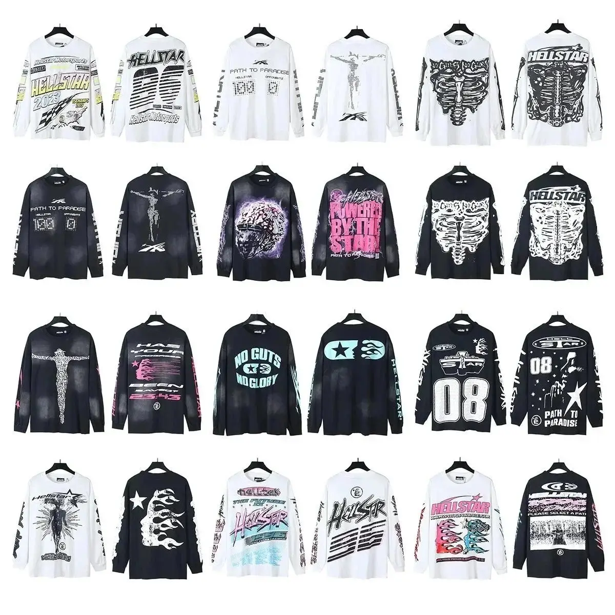 Hellstar Long Sleeve Sweaters [18 styles]
