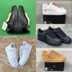 Nike AF1 Low AIR FORCE 1 twine shoelaces