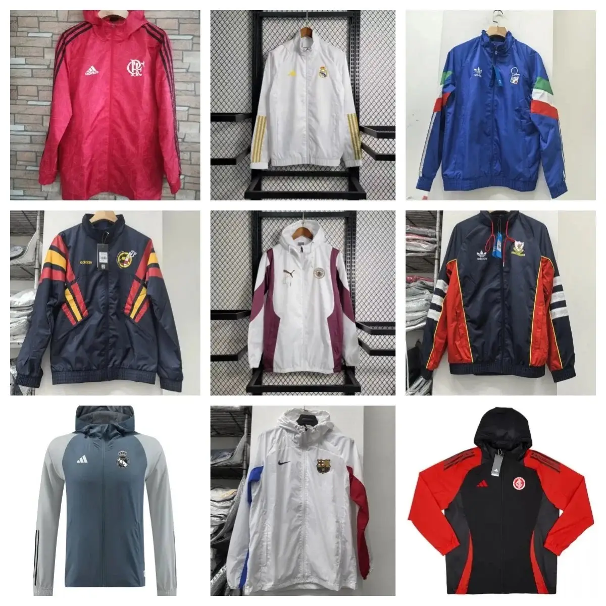 Adidas Football Windbreaker Jacket