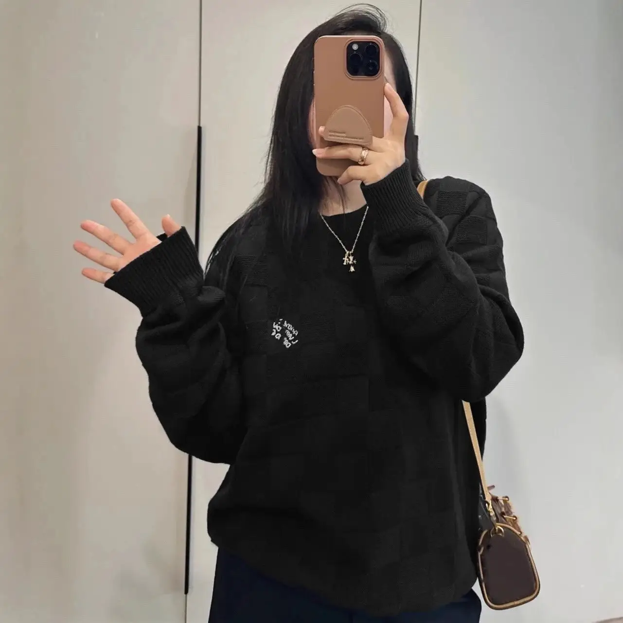 LV Crew-Neck Sweater