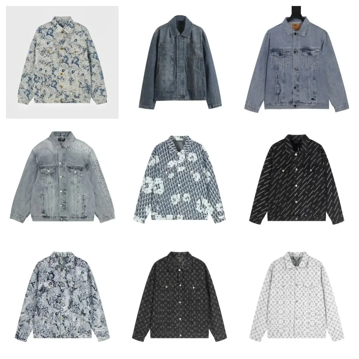 Printed Denim Jackets [24 Styles]
