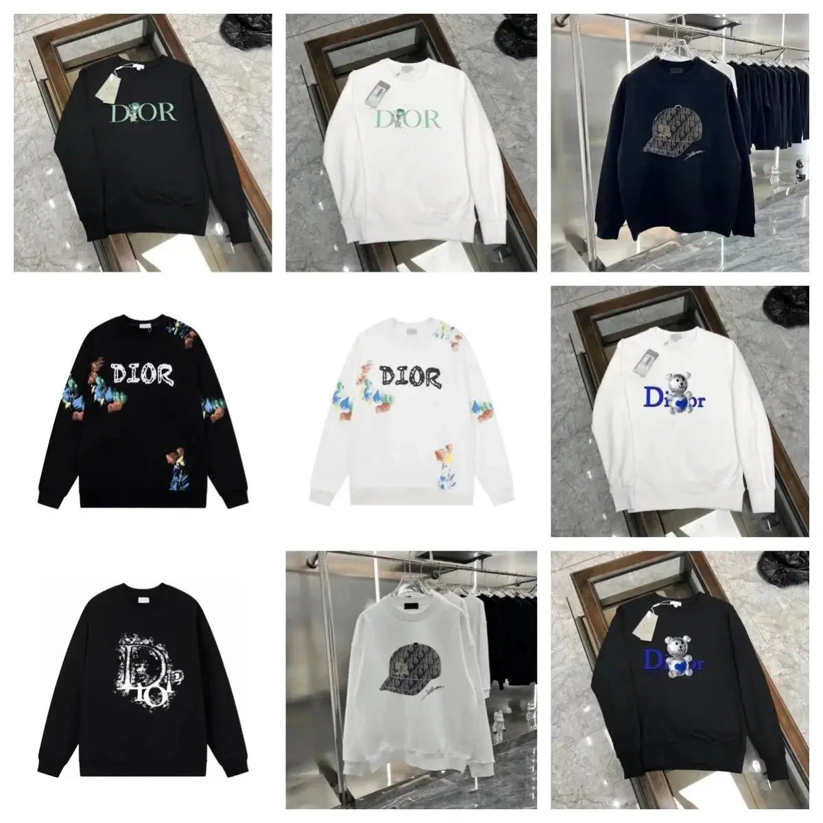 Dior Fashion Sweatshirt (35 Styles)