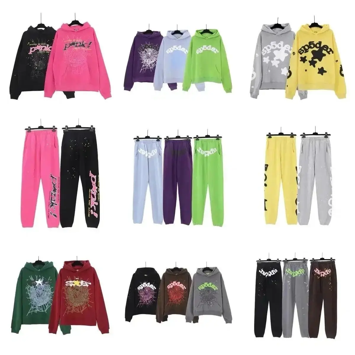 Sp5der Hoodie & Pants Tracksuit [30 styles]