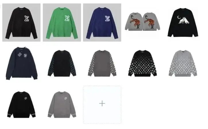 Louis Vuitton Graphic Sweaters [12 styles]