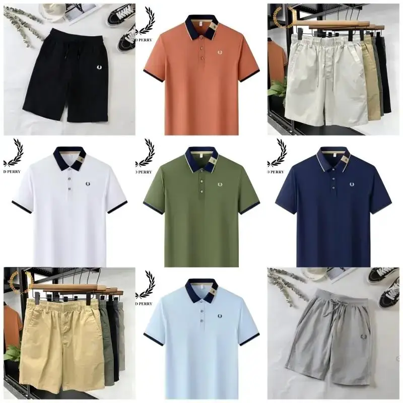 Fred Perry Tennis Polo Shirt & Shorts Set