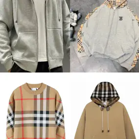 Burberry Check Hoodie/Sweater
