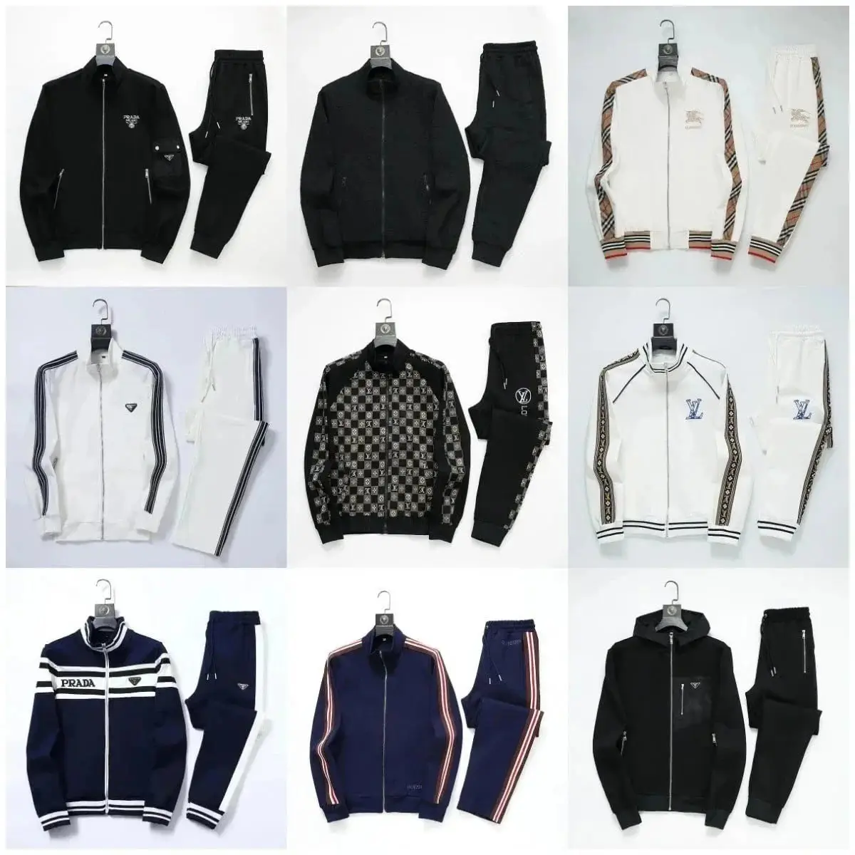 Striped Track Suit Set