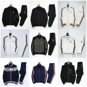 Striped Track Suit Set