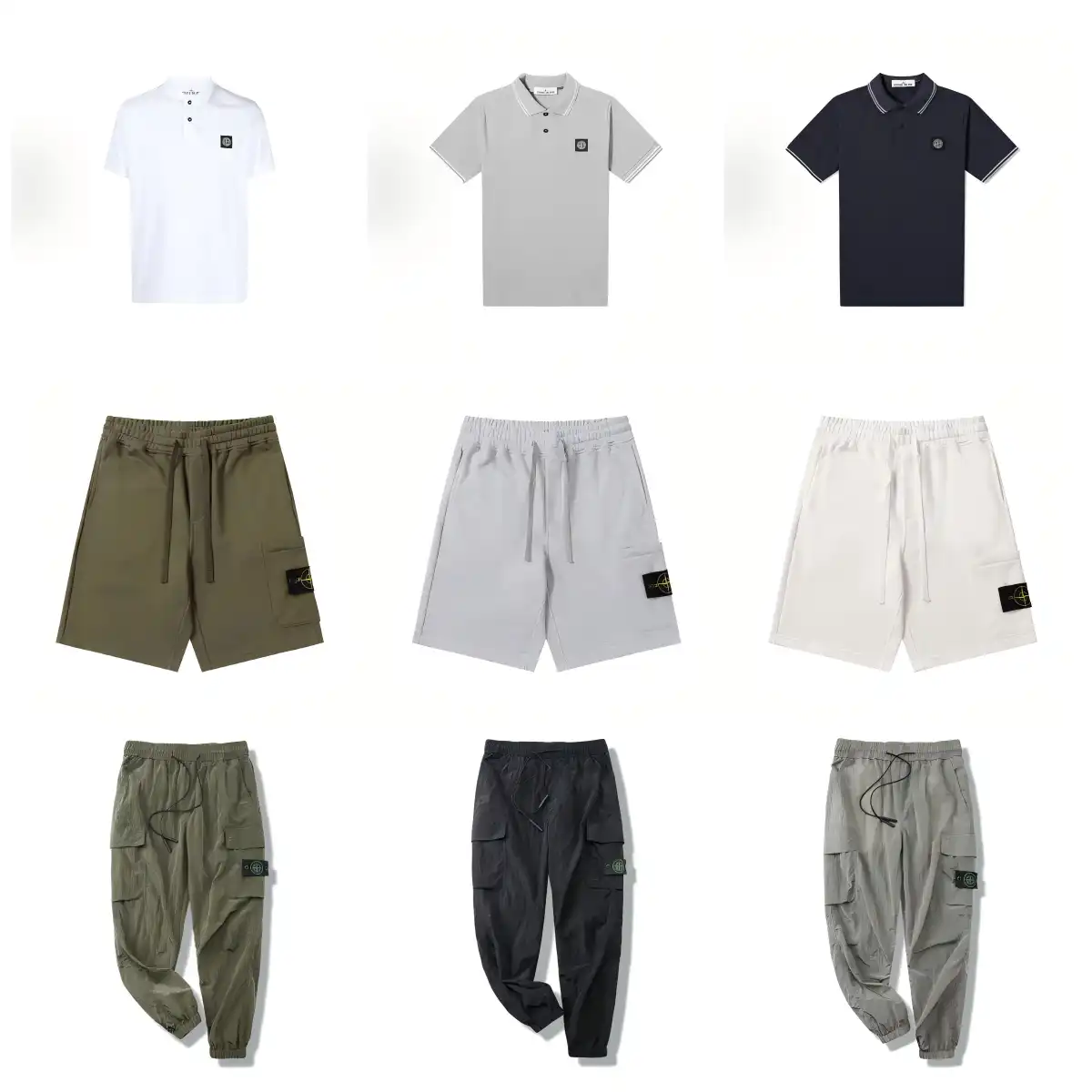 Stone Island Shorts, Pants and Polo T-Shirt