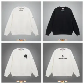 Moncler 7153M/7177M/7197M Sweatshirts [Cream and Black Options]