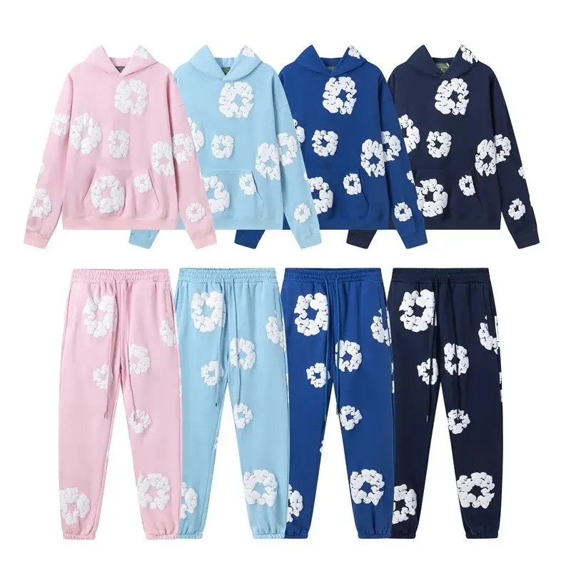 Denim Tears Scrunchie Print Hoodie & Jogger Set [39 styles]