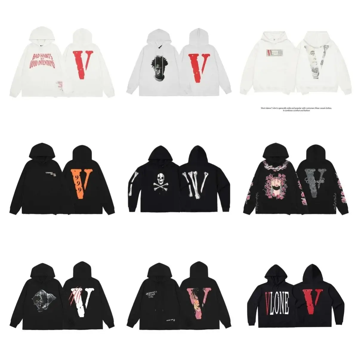 Vlove Hoodies (34 styles)