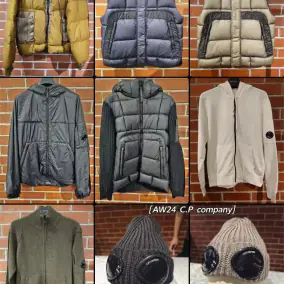 C.P. Company AW24 Hooded Down Jacket Collection [Multiple Styles & Colors]