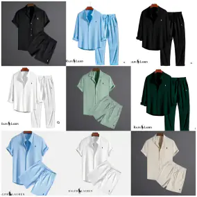 Ralph Lauren T-Shirt Shorts Hoodie Pants Suit