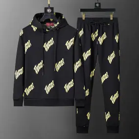 Gucci Gucci! Print Hoodie & Jogger Set [17 styles]