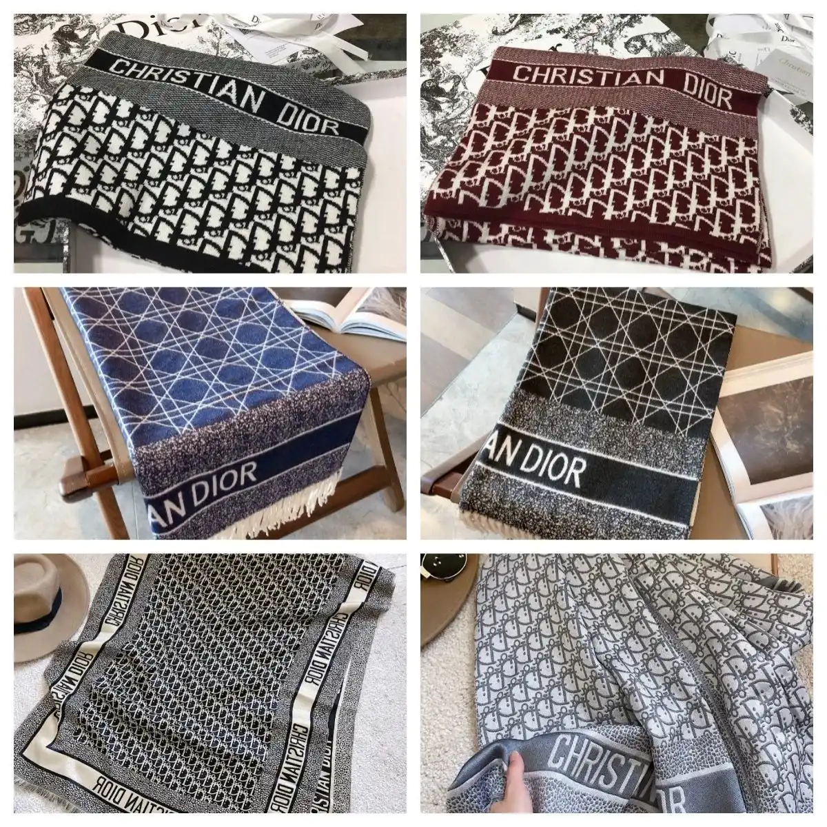 Christian Dior Scarf - 9 Styles
