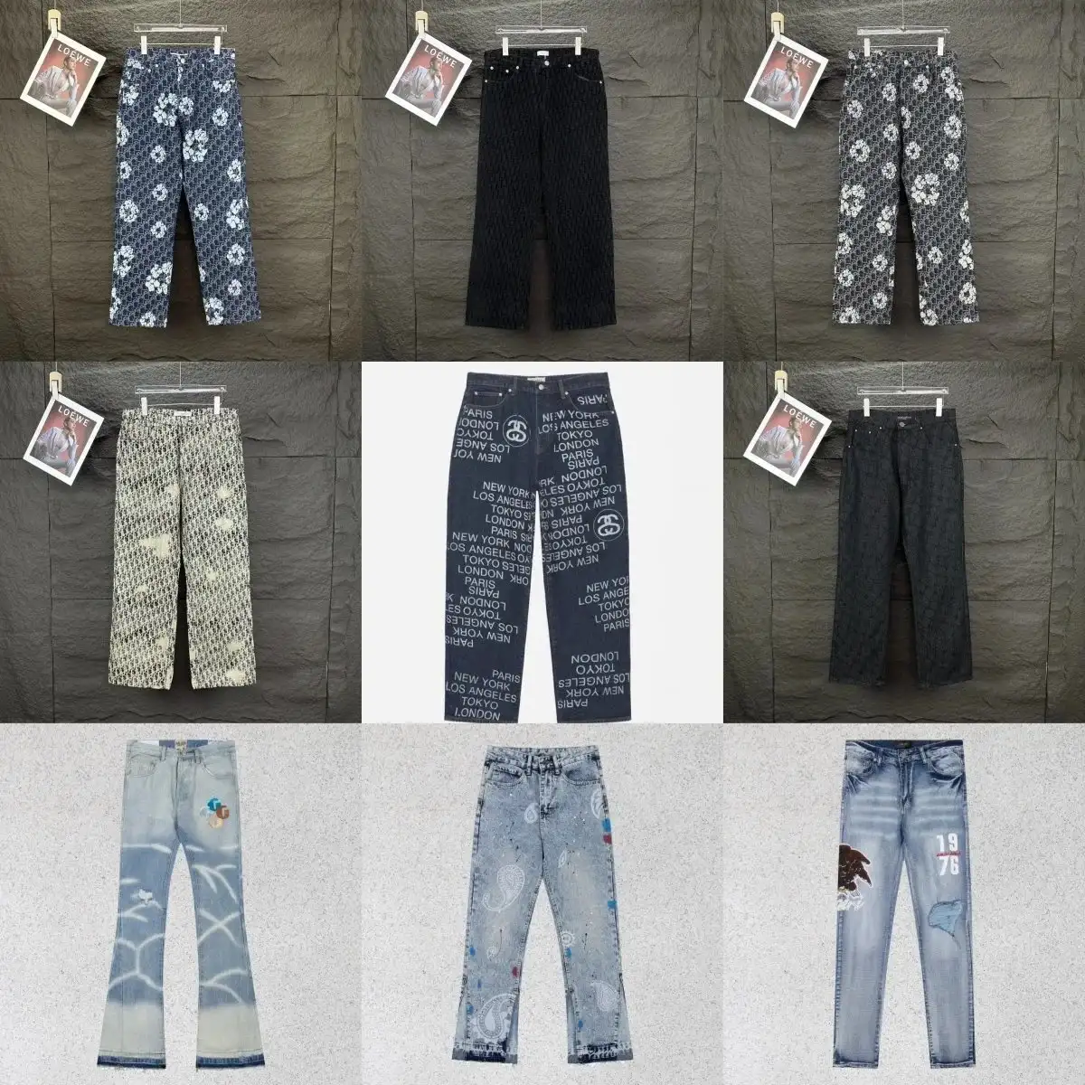 Loewe Anagram Print Pants [Multiple Styles]