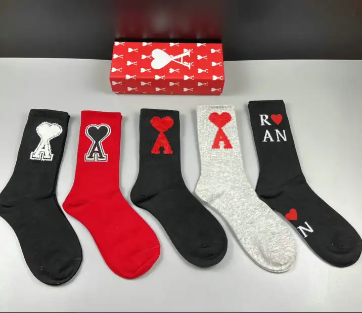 AMI Paris Heart Socks [25 styles]