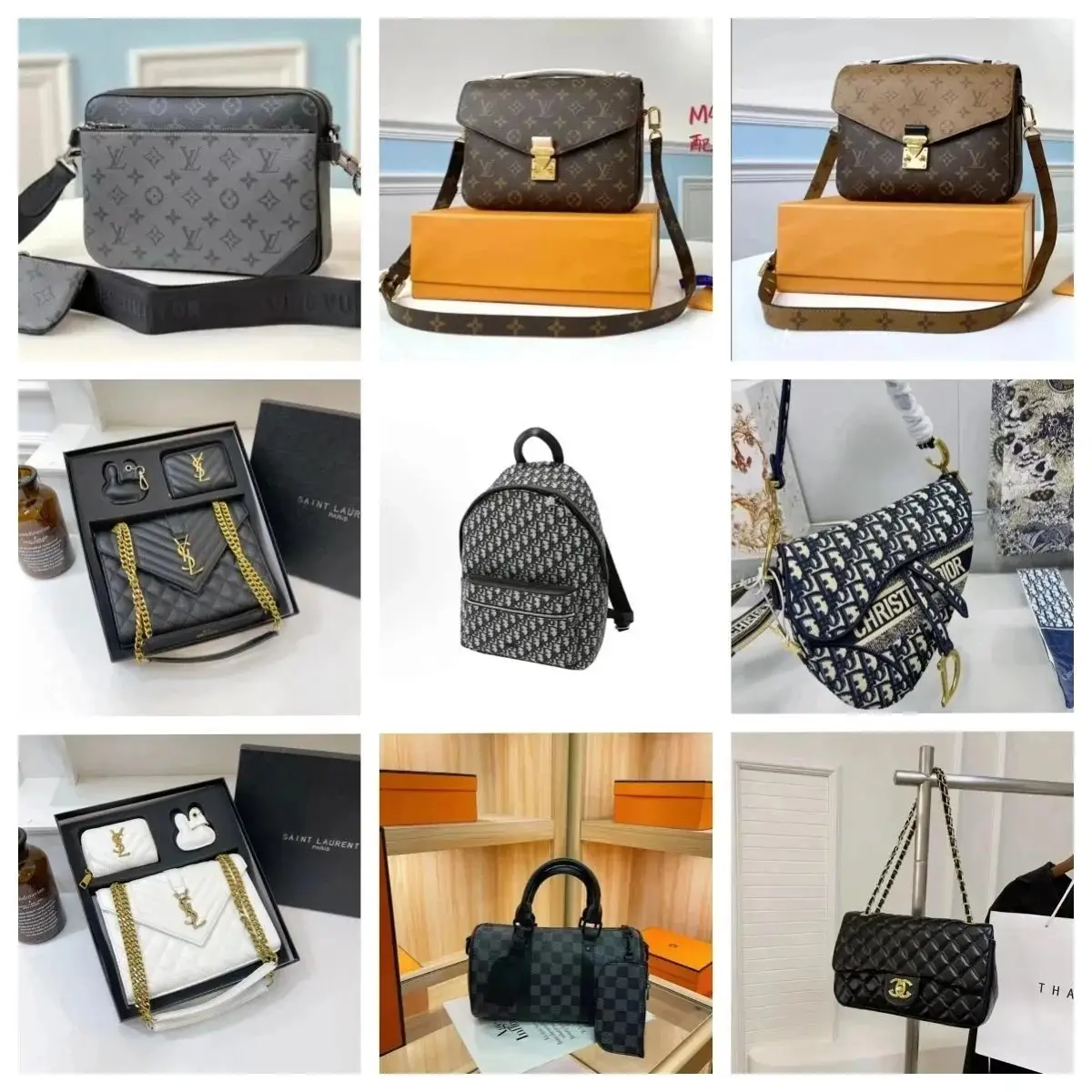 Genuine Leather Shoulder and Crossbody Bag
