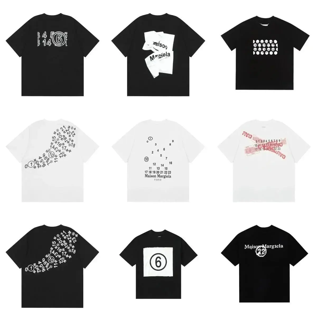 Maison Margiela Number Print T-Shirt [40 styles]