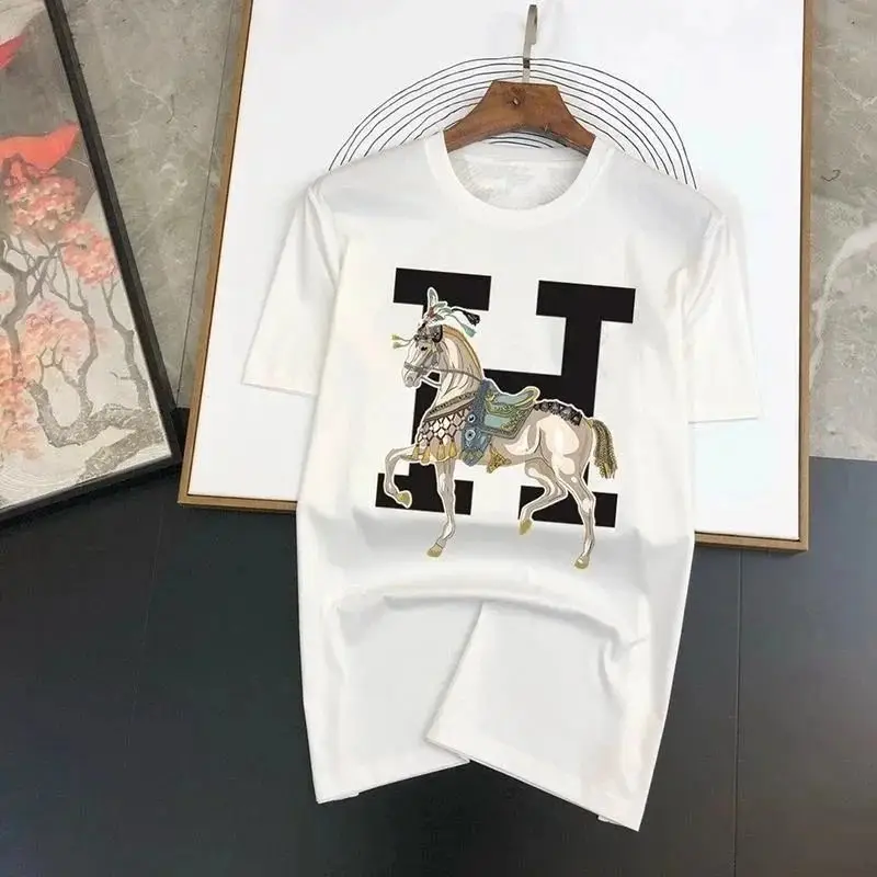 H Horse Print T-Shirt [3 styles]