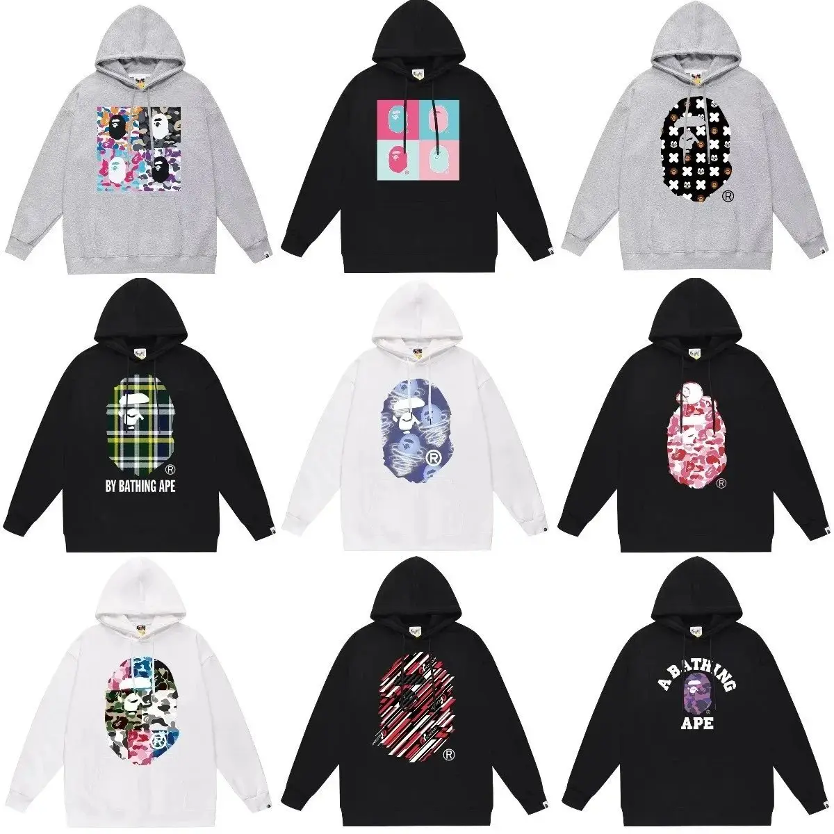 BAPE Ape Head Hoodie [9 Styles]
