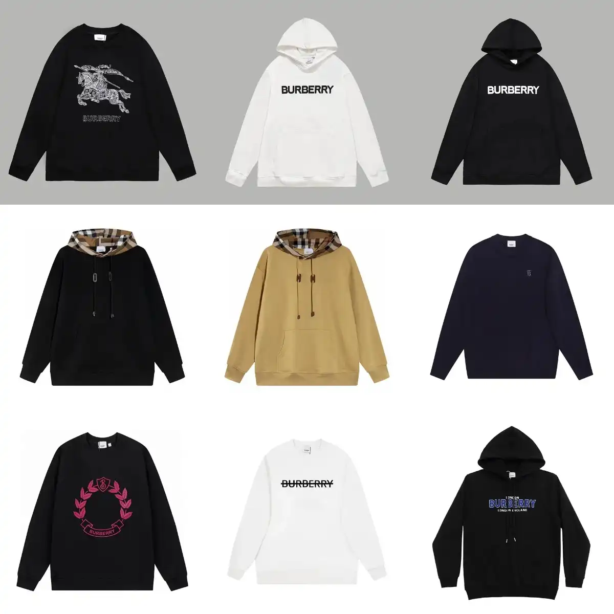 Burberry Hoodie (16 styles)