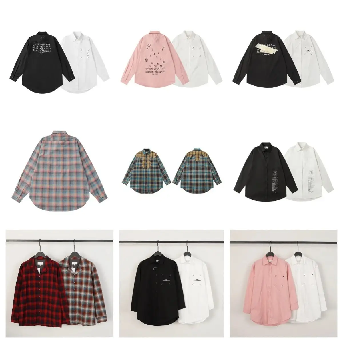 MM6 Maison Margiela Oversized Shirt [Multiple Styles & Colors]