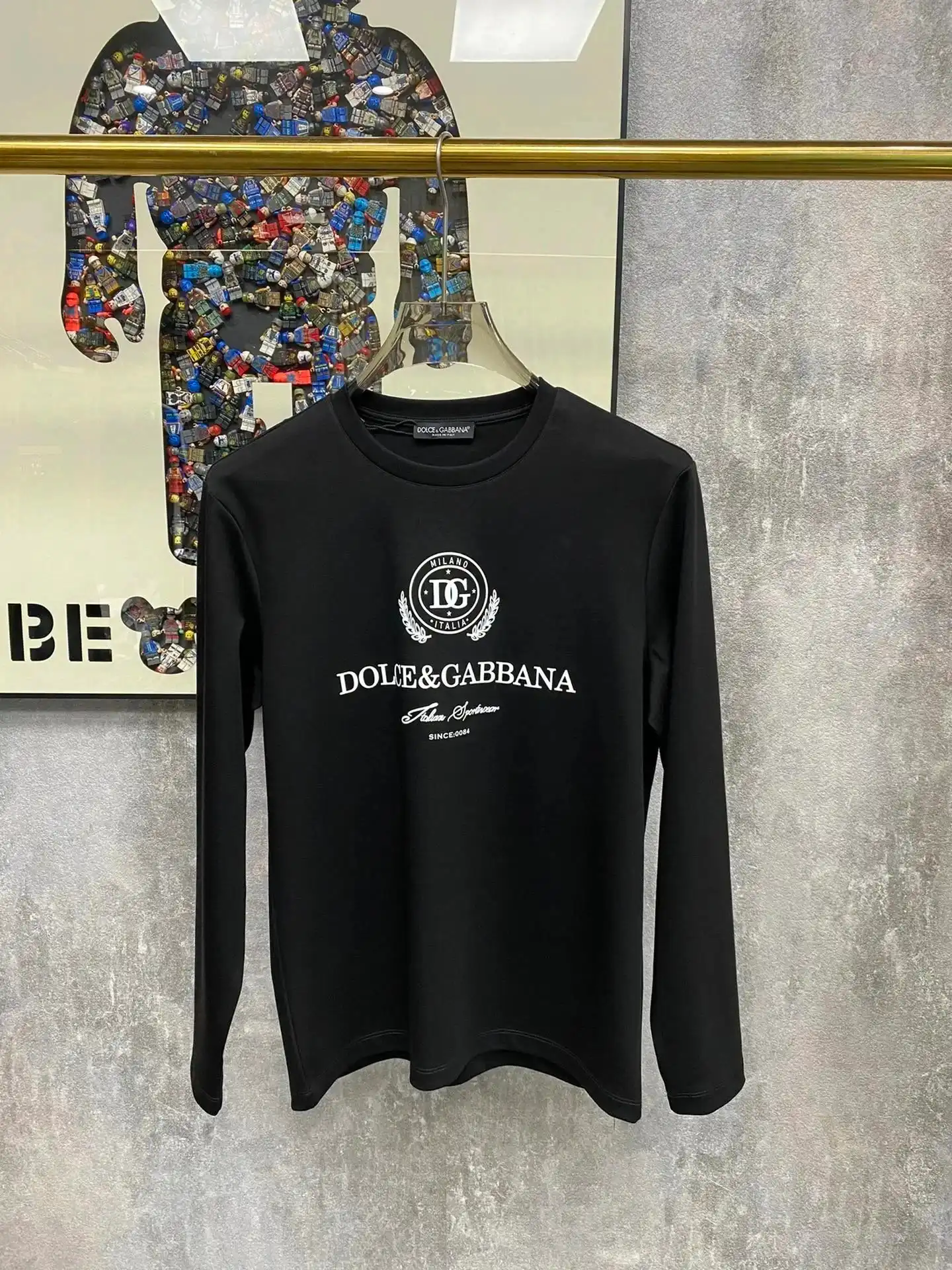 DOLCE&GABBANA Milano Italia Long Sleeve T-Shirt